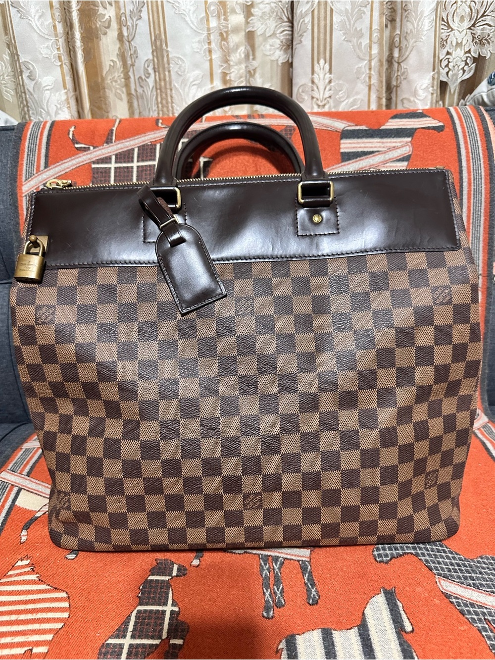 Louis Vuitton ❤️🌟Damier Ebene Greenwich Tote Bag ⭐️